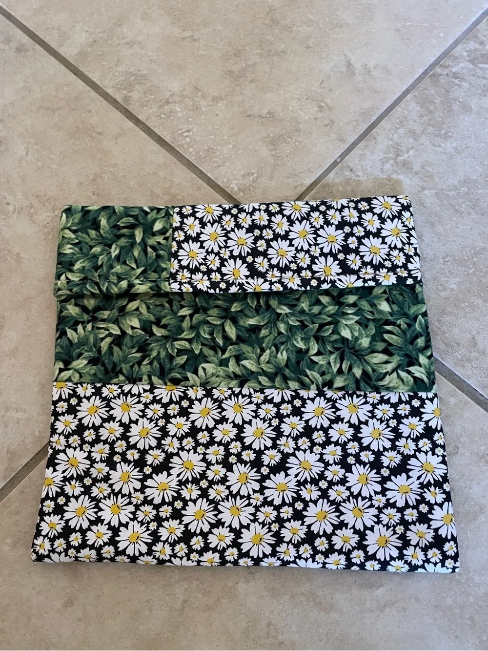 Handmade Lemon & Daisy Potato Bag + Bowl Cozy Set| Cottagecore Kitchen Gift